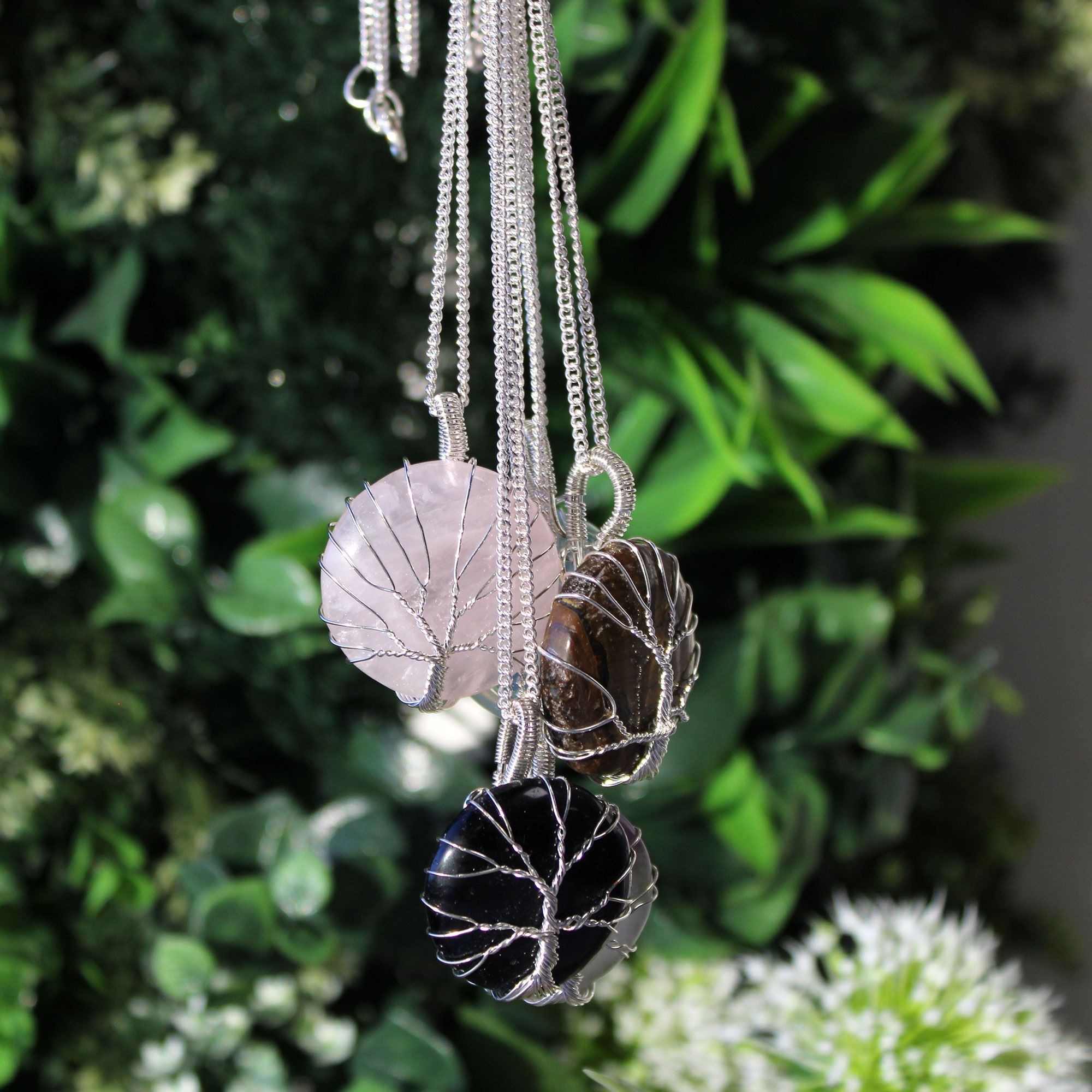 Collar Árbol de la Vida - Ónix Negro - Imagen 4
