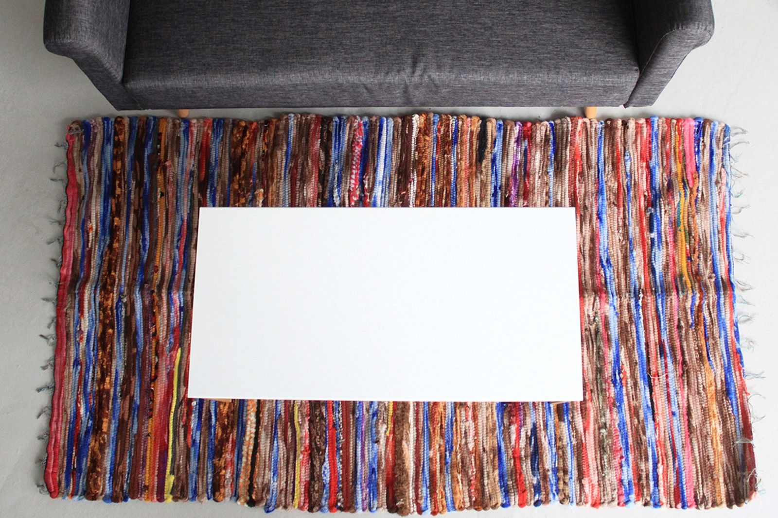 Alfombra grande de trapo - 105x185cm - Imagen 8