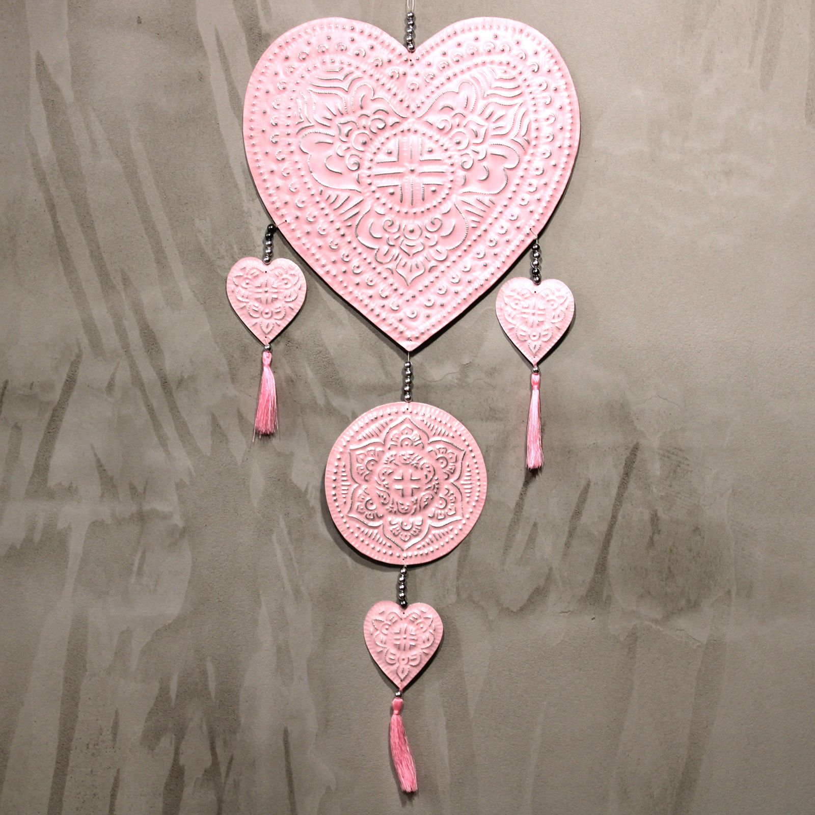 Móvil de aluminio - Corazones - Imagen 3