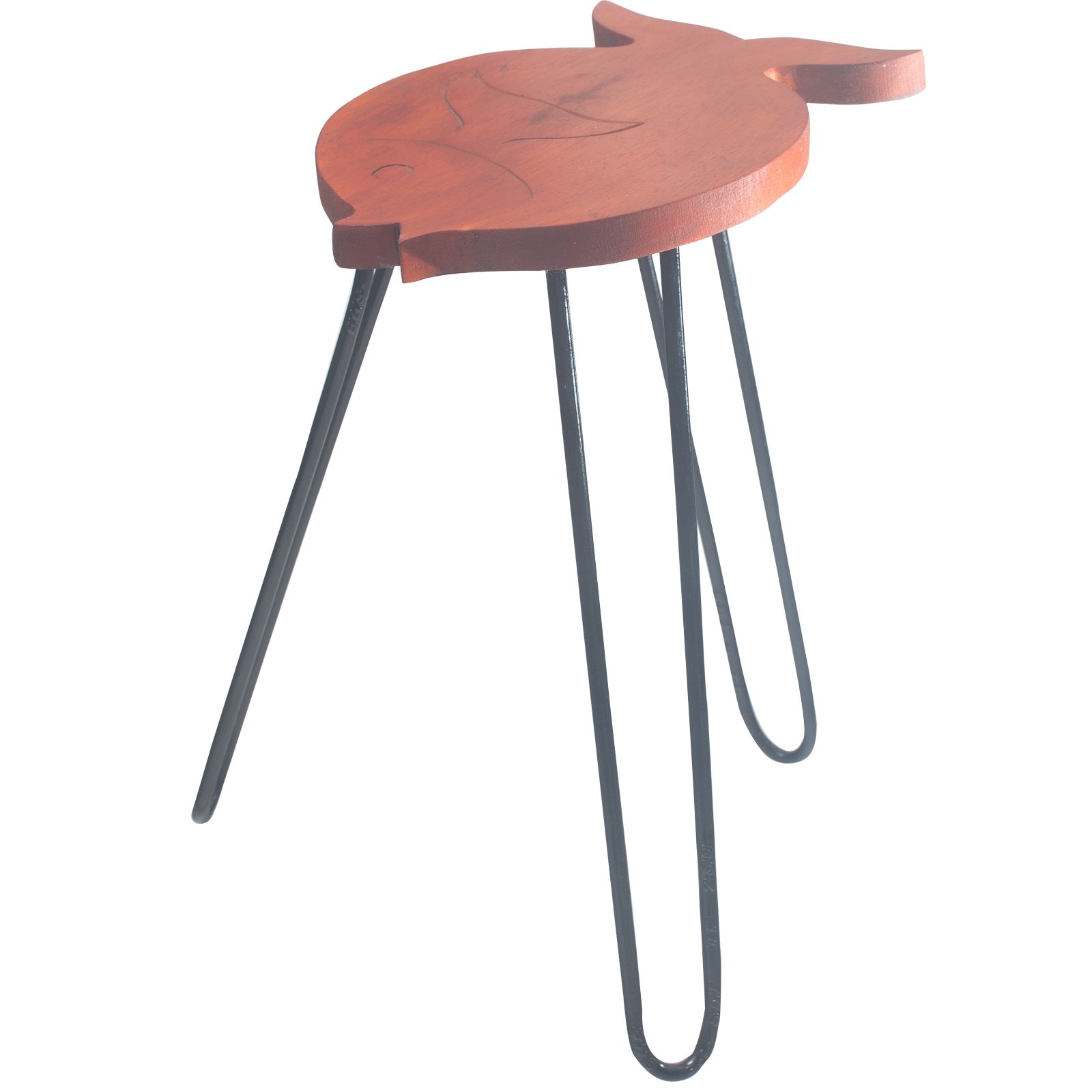Mesa de Madera de Albasia - Terracota - Imagen 5