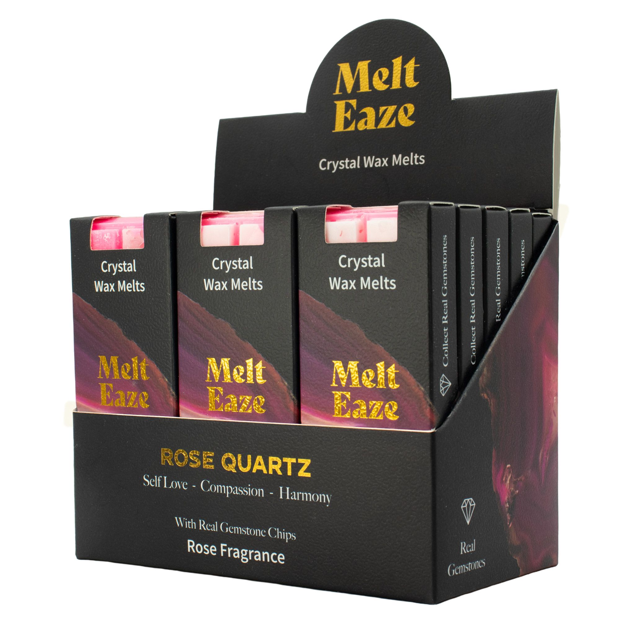 MeltEaze Tabletas de Cera 50g - Amor de Cuarzo Rosa - Rosa - Imagen 5