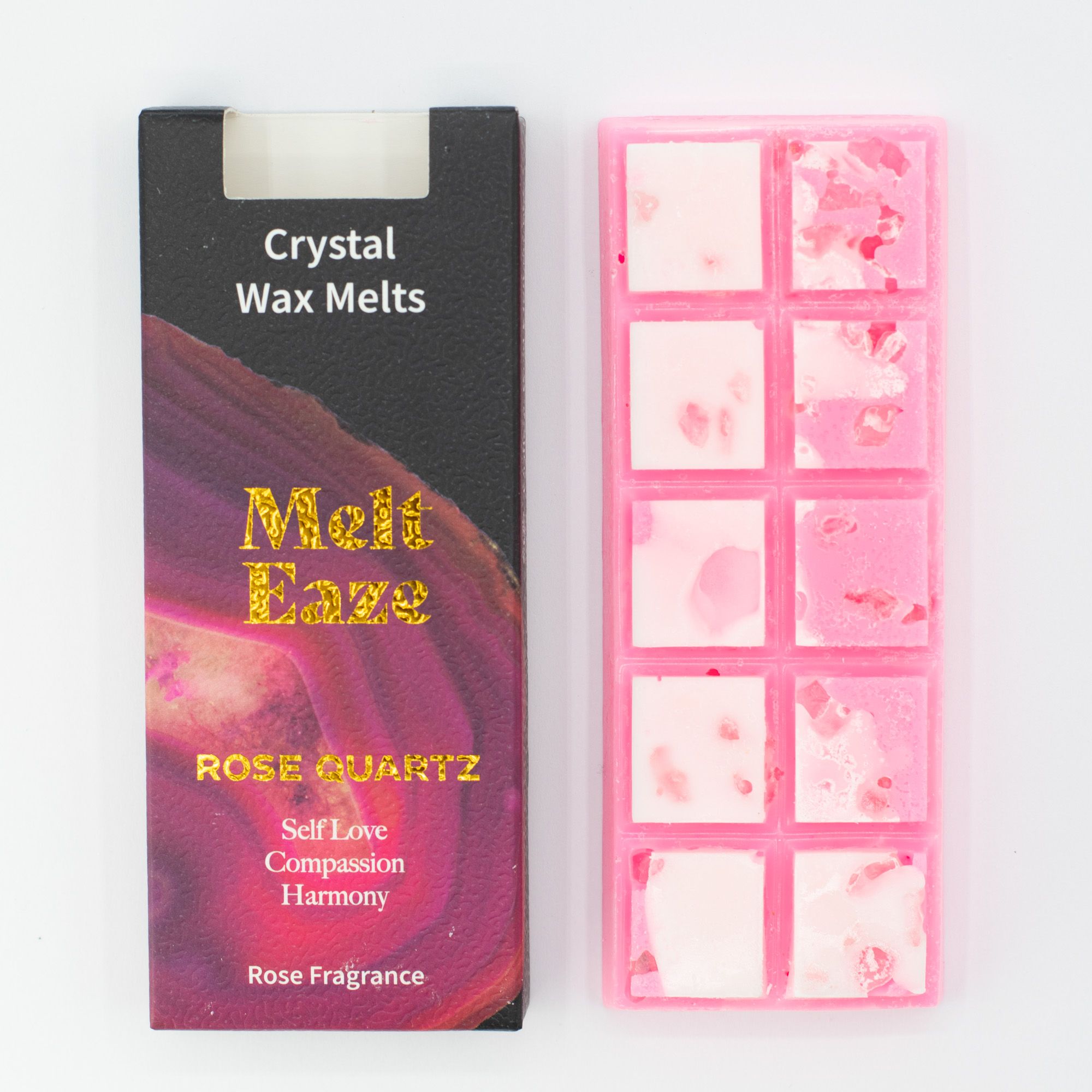 MeltEaze Tabletas de Cera 50g - Amor de Cuarzo Rosa - Rosa - Imagen 6