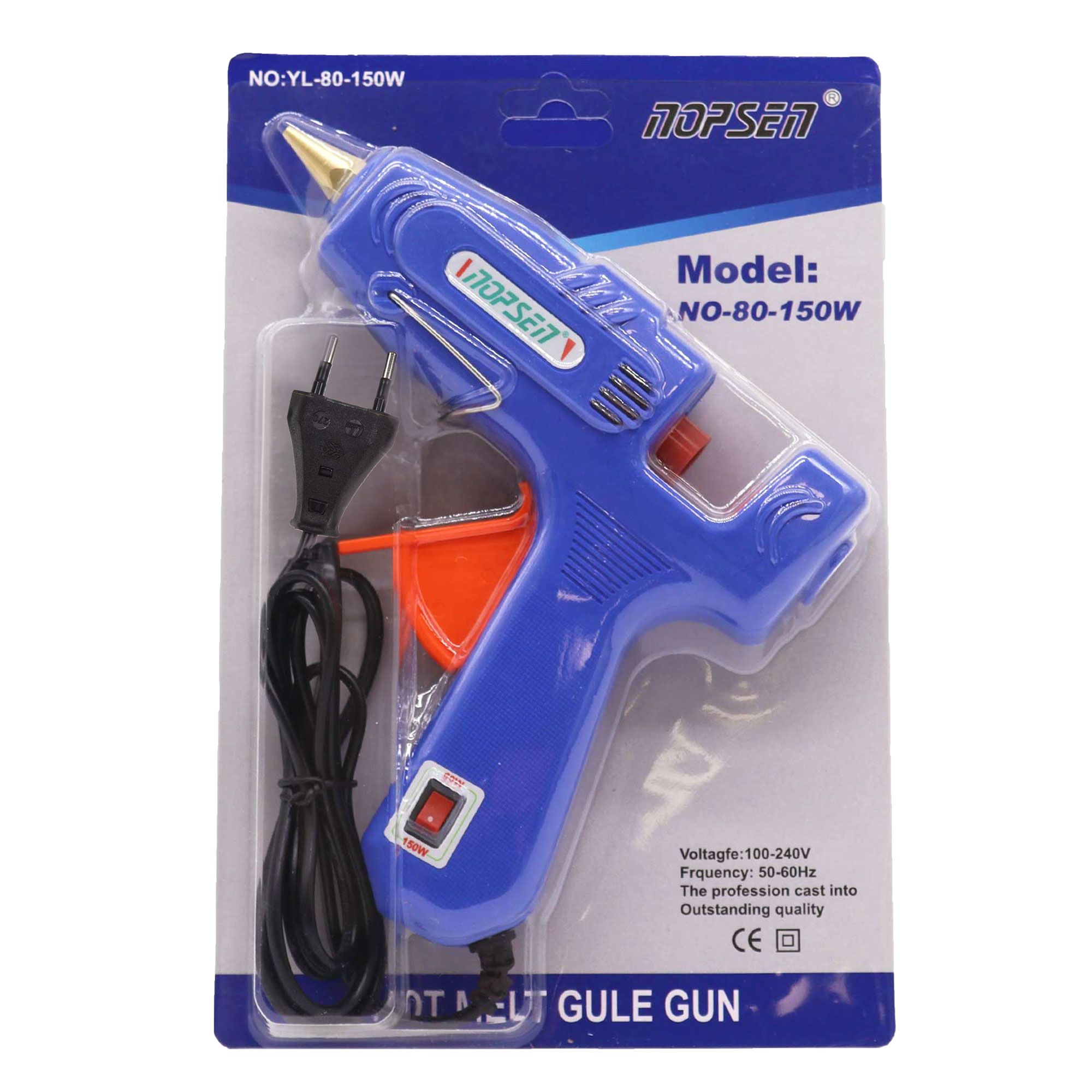 Pistola de Pegamento caliente Nopsen 80-150W Pro (enchufe UE) - para barras de 11 - Imagen 2