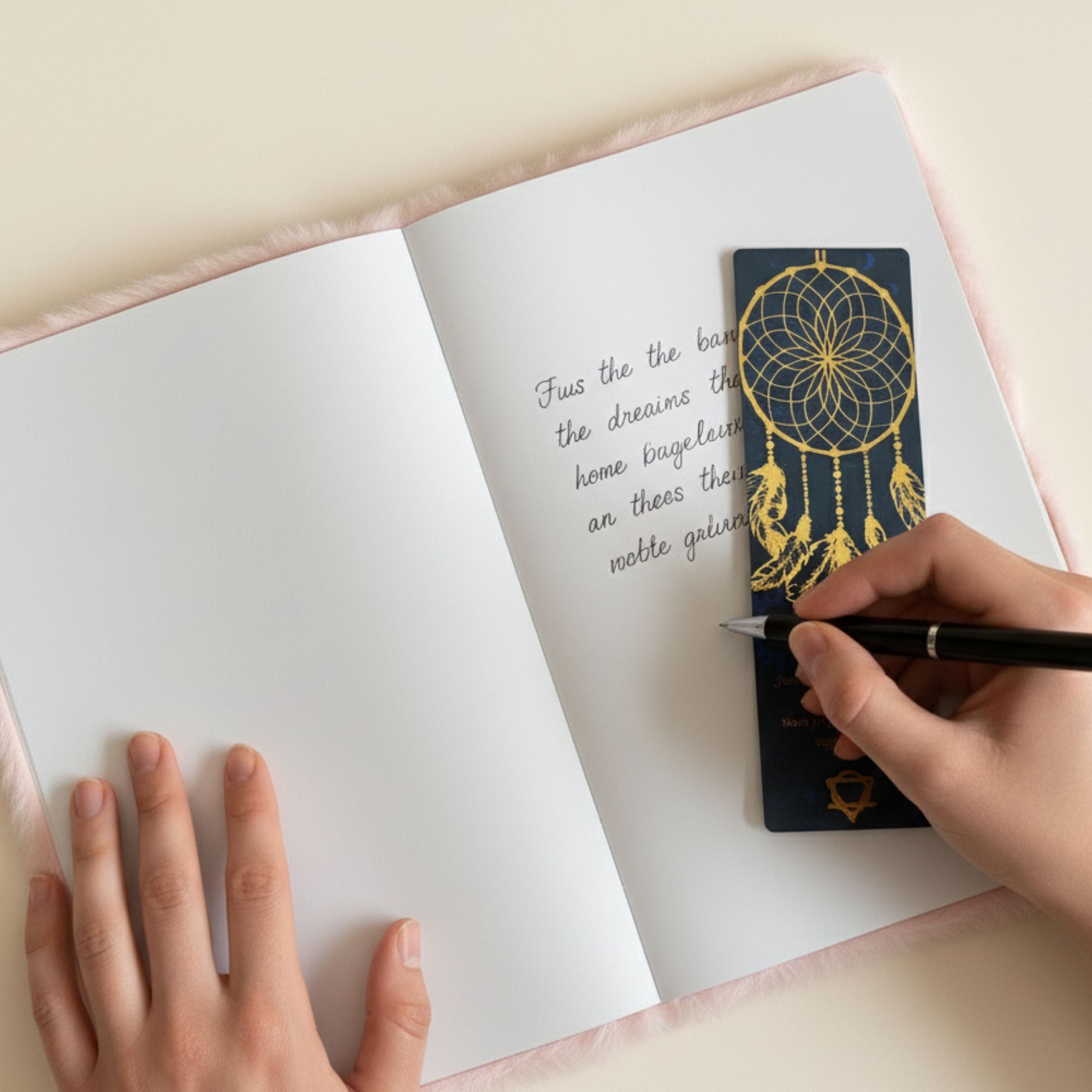 Diario de sueños de tapa blanda - 80 páginas - Mensajes a la luz de la luna - Imagen 2